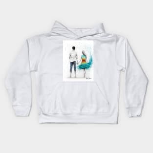 Ocean Sunset Love Kids Hoodie